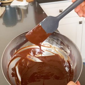 Dark chocolate ganache