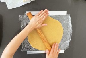 Rolling out the dough