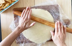 Flatten galette dough