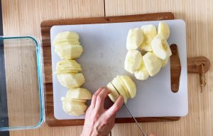 Slice apples