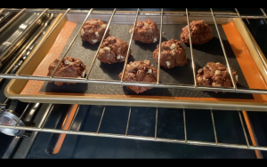 Bake scones in oven