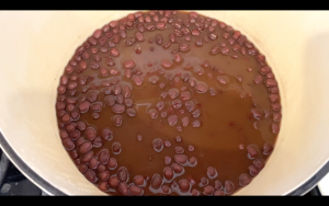 Cook azuki beans thoroughly