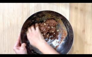 Fold in chocolate chips