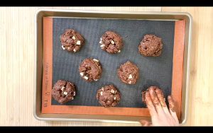 Shape scone dough into balls
