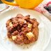Vegan triple chocolate scone in breakfast