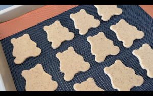 Bake cookies in oven