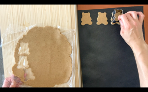 Cut out cookie dough