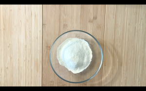 Mix flour and salt