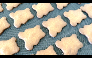 Cookies out of oven