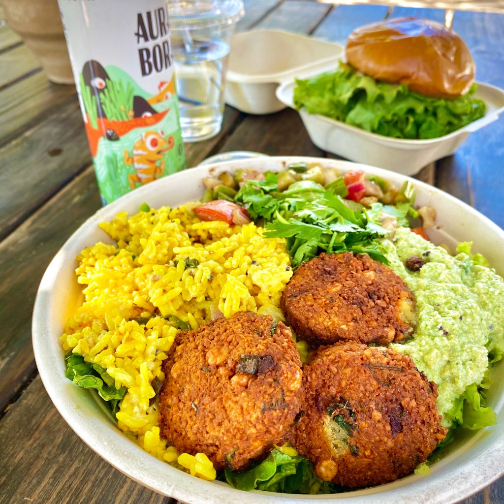 Falafel lunch at Hip Vegan in Ojai, CA Falafel lunch at Hip Vegan in Ojai, CA