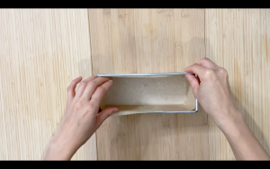 Prepare loaf pan