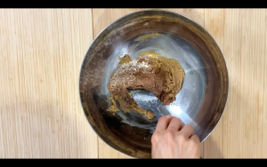 Mix dry and wet ingredients