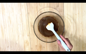 Add maple syrup and mix