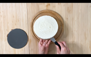 Remove the cheesecake from the mold